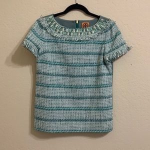 Toru burch tweed blouse